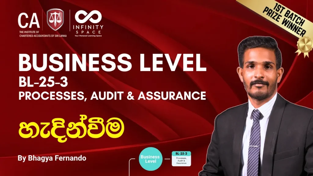 BL-25-3 | Process,Audit and Assurance | CA New Syllabus 2025 – 2030
