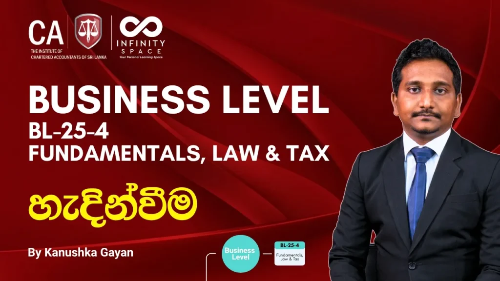 BL-25-4 | Business Fundamentals, Law & Tax | CA New Syllabus 2025 – 2030
