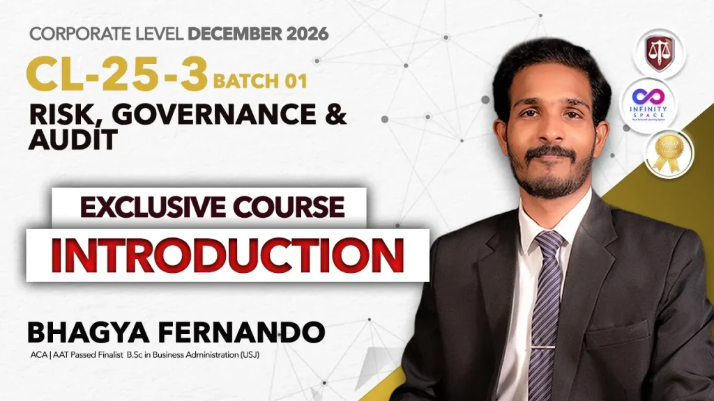 CL-25-3 | Risk, Governance Audit Introduction December 2026 (Batch 01) | Bhagya Fernando